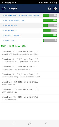 Virginia OEMS Screen 3