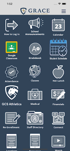 Android application Grace Christian School Bowie screenshort