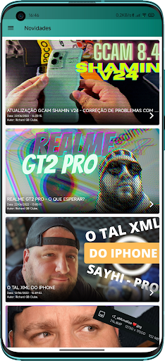 Android application GB Clube screenshort