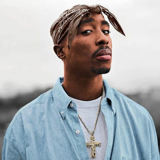 Tupac Shakur Wallpapers 4k logo