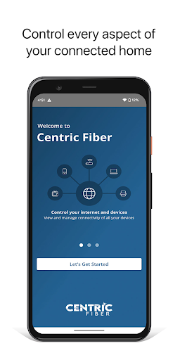 Android application Centric Fiber screenshort