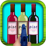 shoot wine bottles icon