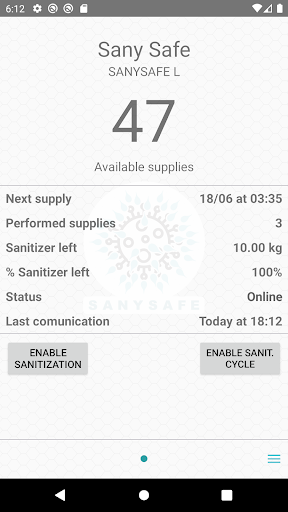 Android application Sany Safe screenshort
