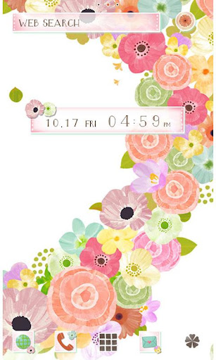 Android application Flower Wallpaper Flower Trail screenshort