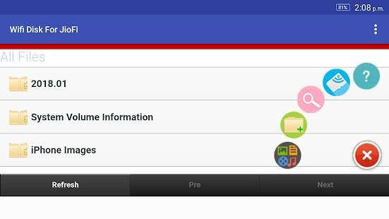 JioFi Admin & WiFi Disk Pro (U Tangkapan layar