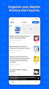 Playpost: Listen to articles Screenshot