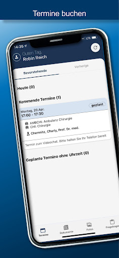 Android application MRI TUM mobile | Patient screenshort