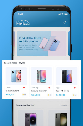 Android application Price92 screenshort