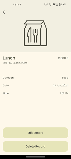 ExpenseCal - Expense Tracker Screen 3