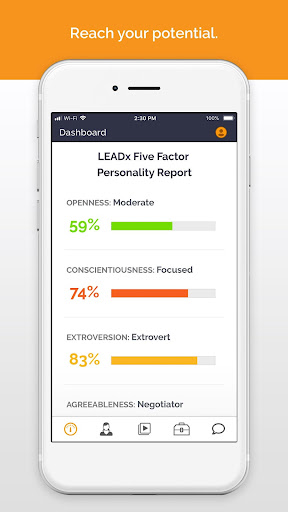 Android application LEADx screenshort