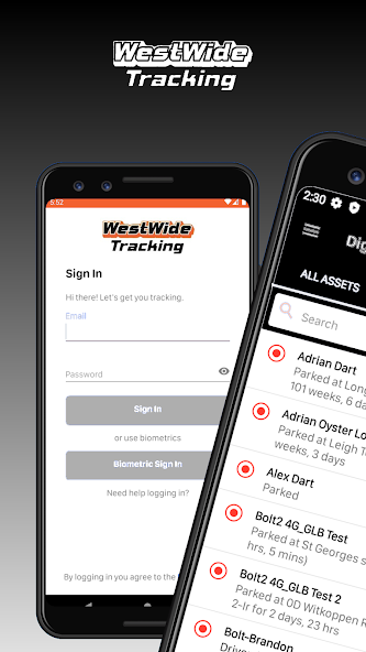 WestWide Tracking Screen Photos 1