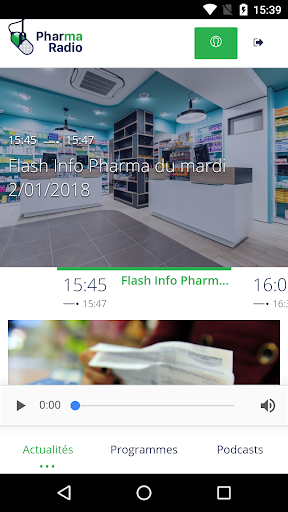 Android application Pharmaradio screenshort