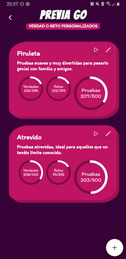 Previa Go Screen 2