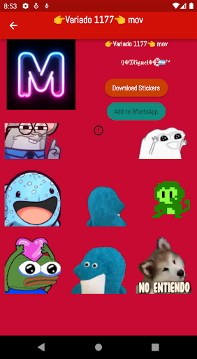 Funny Stickers. Screen 3