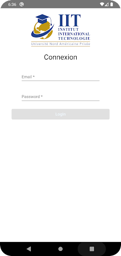 Android application IIT Enseignant screenshort