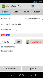 MoneyWise Pro Bildschirmfoto