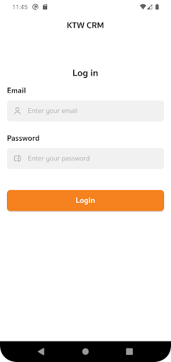 Android application KTW CRM 2 screenshort