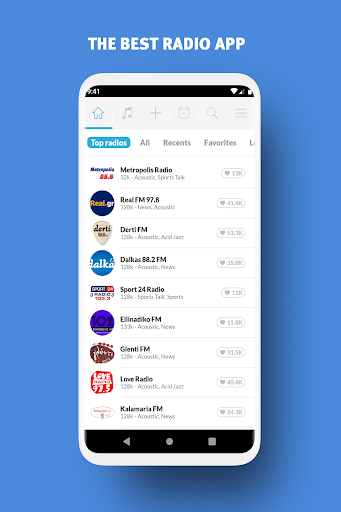 Android application Radio Greece - Radio FM screenshort