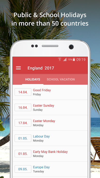 Holidays and Vacations - 5.1.3 - (Android)