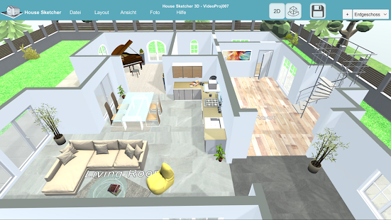 HOUSE SKETCHER | 3D FLOOR PLAN Screenshot