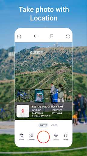 GPS Camera & Photo Timestamp Screen 2