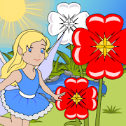 Color Flower Magic - petal coloring game
