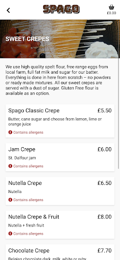 Spago Screen 2