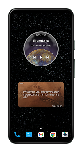 COSMOS (KWGT) Screen 2