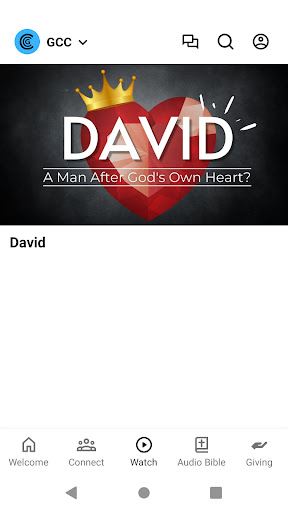 Grinnell Christian Church App Screen 3