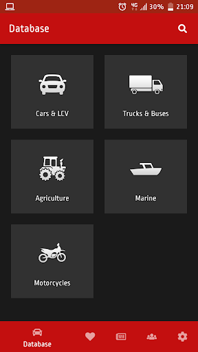 Android application Sedox Performance screenshort