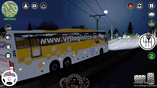 Game Bus Pelatih Amerika 3D