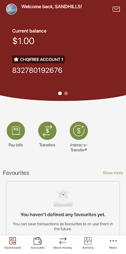 Sandhills Credit Union Screen 3