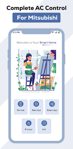 Android application Smart AC Remote for Mitsubishi screenshort