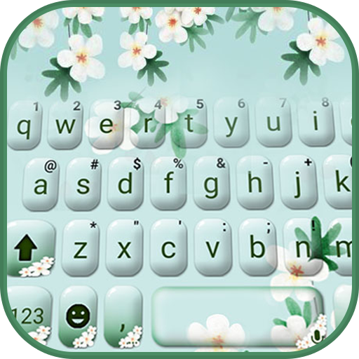 Girly Charming Floral Keyboard  Icon
