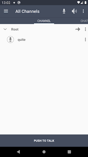 Mumla — Mumble VoIP Screen 2