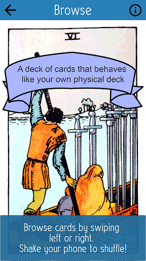 My Tarot Deck - Card Reading Screen 2