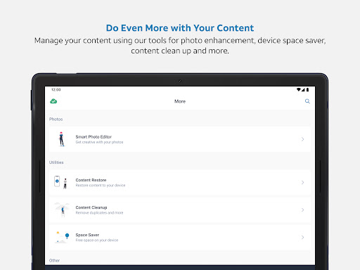 Screenshot of AT&T Personal Cloud