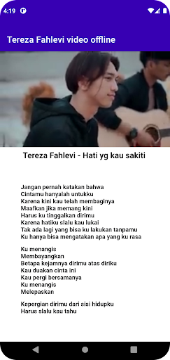 Tereza Fahlevi video offline Screen 3