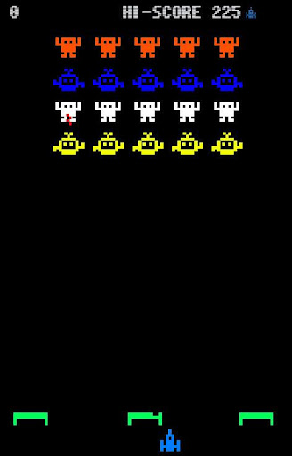 Android application galaxiga invaders screenshort
