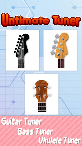 Android application Guitar Tuner Bass and Ukulele screenshort