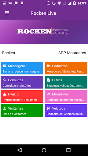 Android application Rocken Live screenshort