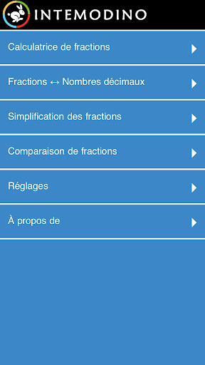 Aperçu de l'application