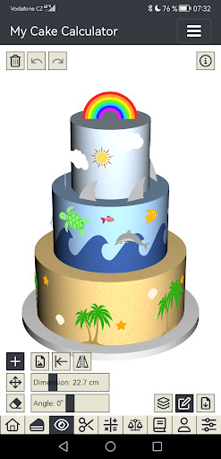 My Cake Calculator Screen 2