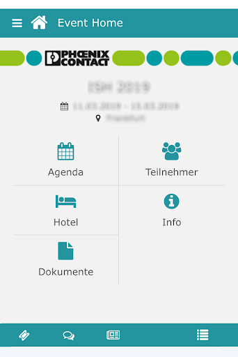 Android application Events screenshort