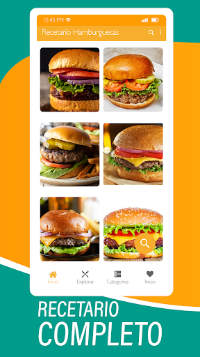 Hamburguesas Caseras : Recetas Screen 2