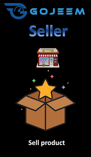 Android application Gojeem Seller screenshort