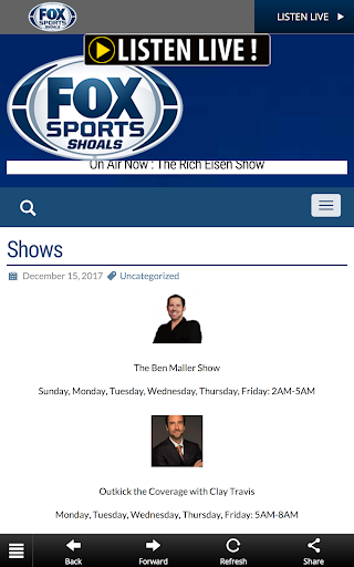 Fox Sports Shoals WSBM-FM 8