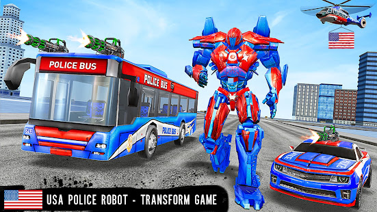 Bus Robot Car War - Robot Game 7.4 screenshots 2