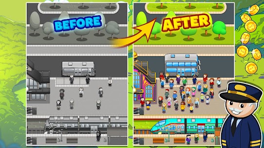 Idle Transport Trains MOD APK (Unlimited Money/Diamonds) 2