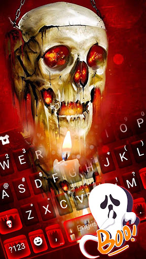 Candle Skull Keyboard Theme Screen 3